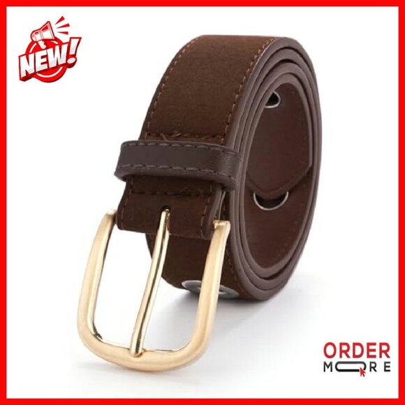 Punk Style Leather Belt Silver Grommets Retro Woven Design Women\'s Accessory